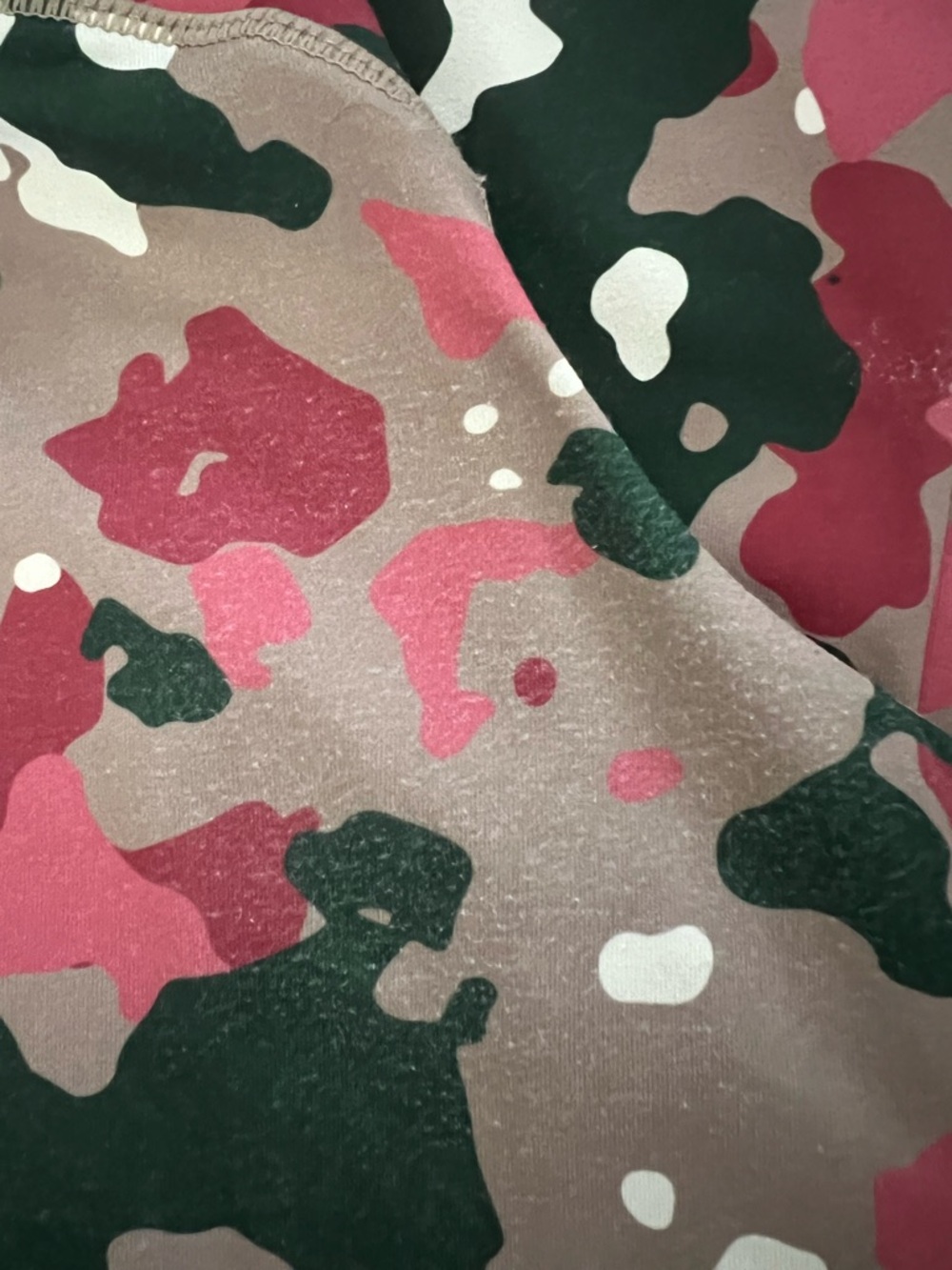 Vitality (formerly Balance) Athleisure High-Waist Camo Leggings - Pink & Green - Picture 3 of 3
